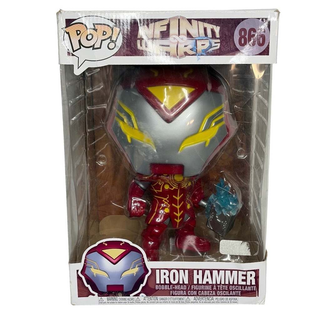 Funko Pop Marvel Infinity Warps Iron Hammer 866 Bobble-Head Vinyl Figure